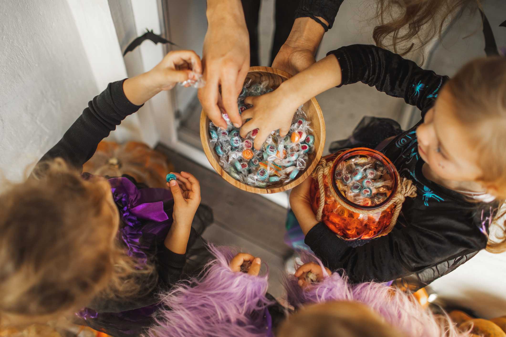 Families enjoying Halloween festivities in Lancaster